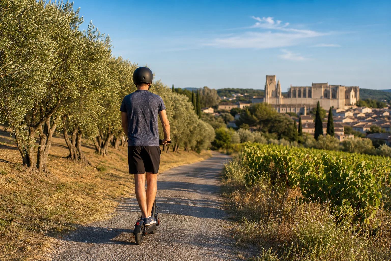 Balade Trottinette Électrique à Morières-lès-Avignon