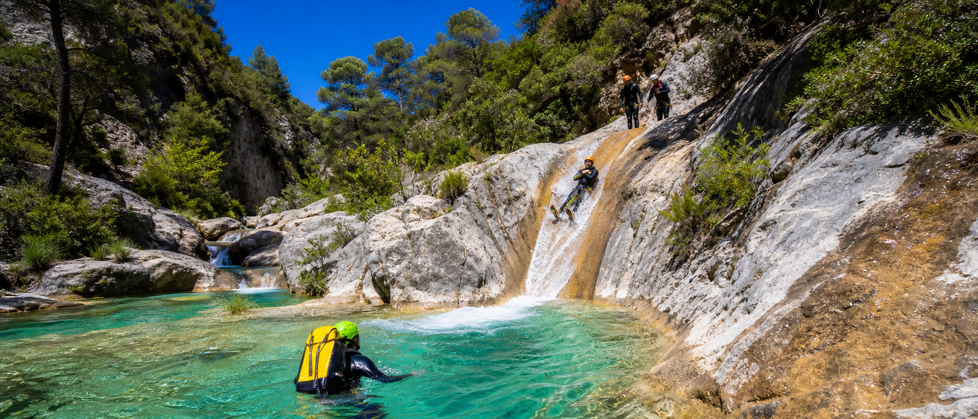 Canyoning inoubliable près de Saint-Auban : Aiglun et Ray