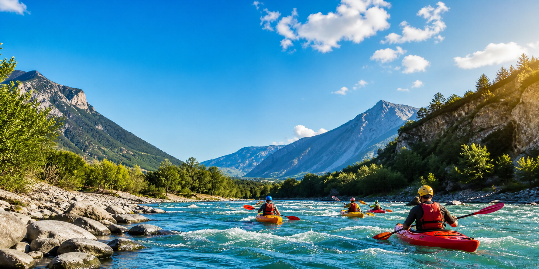 Kayak d'Initiation à Saint-Clément-sur-Durance : Lance-toi !