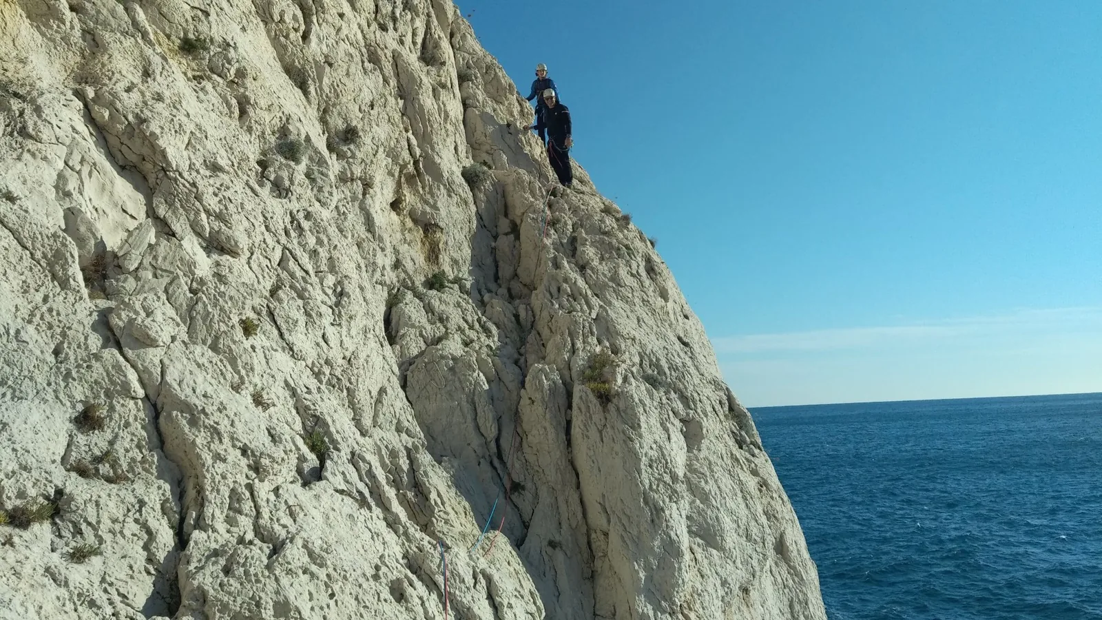 Grande Voie d'Escalade Journée dans les Calanques